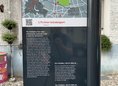 Ansicht Gedenktafel Fußballroute - 1:74 Union-Gründungsort - 2015