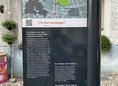 Ansicht Gedenktafel Fußballroute - 1:74 Union-Gründungsort - 2015