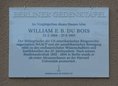 Ansicht Gedenktafel William E. B. Du Bois