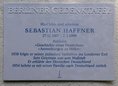 Ansicht Gedenktafel Sebastian Haffner