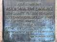Ansicht Gedenktafel Realgymnasium Lankwitz
