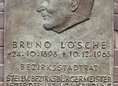 Ansicht Gedenktafel Bruno Lösche