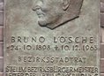 Ansicht Gedenktafel Bruno Lösche