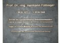 Ansicht Gedenktafel Hermann Föttinger - 2008