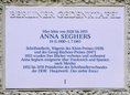 Ansicht Gedenktafel Anna Seghers - 1988