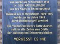 Ansicht Gedenktafel Neue Synagoge - 1966