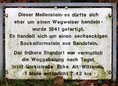 Ansicht Gedenktafel Meilenstein