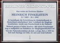 Ansicht Gedenktafel Heinrich Finkelstein - 2016