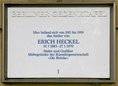 Ansicht Gedenktafel Erich Heckel