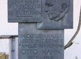 Ansicht Gedenktafel Otto Hahn
