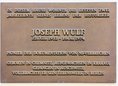Ansicht Gedenktafel Joseph Wulf - 1996