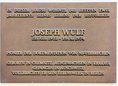 Ansicht Gedenktafel Joseph Wulf - 1996