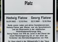 Ansicht Gedenktafel Hedwig und Georg Flatow - 2014