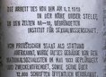 Ansicht Gedenktafel Magnus Hirschfeld