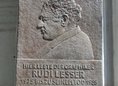 Ansicht Gedenktafel Rudi Lesser - 2015