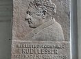 Ansicht Gedenktafel Rudi Lesser - 2015