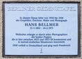 Ansicht Gedenktafel Hans Bellmer - 2008
