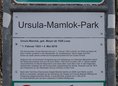 Ansicht Gedenktafel Ursula Mamlok - 2023
