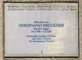 Ansicht Gedenktafel Ferdinand Bruckner (Theodor Tagger) - 1987