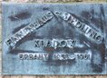 Ansicht Gedenktafel Finnenhaus-Siedlung