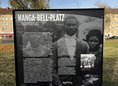 Ansicht Gedenktafel Manga-Bell-Platz - 2025