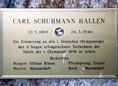 Ansicht Gedenktafel Carl Schuhmann