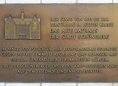 Ansicht Gedenktafel Rathaus Schöneberg (altes Rathaus) - 1987
