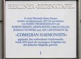 Ansicht Gedenktafel Comedian Harmonists - 1990