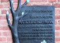 Ansicht Gedenktafel Mattick und Friedrich Hoffmann - 2003