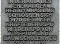 Ansicht Gedenktafel Vereinigung von KPD und USPD