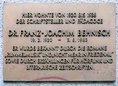 Ansicht Gedenktafel Franz-Joachim Behnisch - 1987