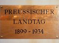 Ansicht Gedenktafel Preussischer Landtag - 1933
