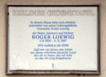 Ansicht Gedenktafel Roger Loewig