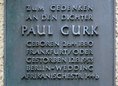 Ansicht Gedenktafel Paul Gurk