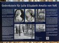 Ansicht Gedenktafel Julie Elisabeth Amalia von Voß