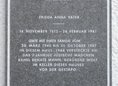 Ansicht Gedenktafel Frieda Anna Vater - 2016