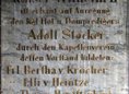 Ansicht Gedenktafel Friedenskirche