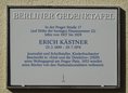 Ansicht Gedenktafel Erich Kästner - 1990