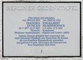 Ansicht Gedenktafel Isadora Duncan und Engelbert Humperdinck - 1993