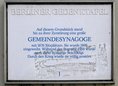 Ansicht Gedenktafel Gemeindesynagoge Lützowstraße - 1989