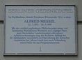 Ansicht Gedenktafel Alfred Messel - 2023