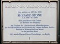Ansicht Gedenktafel Shepard Stone - 2004
