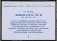 Ansicht Gedenktafel Karl Ernst Albrecht Kunth
