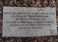 Ansicht Gedenktafel Einsame Pappel