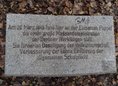 Ansicht Gedenktafel Einsame Pappel