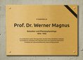 Ansicht Gedenktafel Werner Magnus - 2018