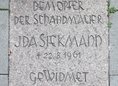 Ansicht Gedenktafel Ida Siekmann