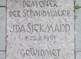 Ansicht Gedenktafel Ida Siekmann