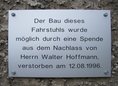 Ansicht Gedenktafel Walter Hoffmann
