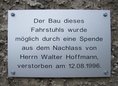 Ansicht Gedenktafel Walter Hoffmann